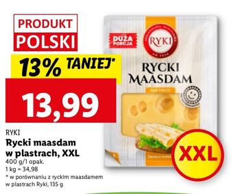 Lidl Ser rycki maasdam ryki oferta