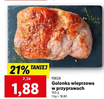 Lidl Golonka wieprzowa w przyprawach pikok oferta
