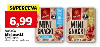 Lidl Mini snack salami pleśniowe wędzone sokołów oferta