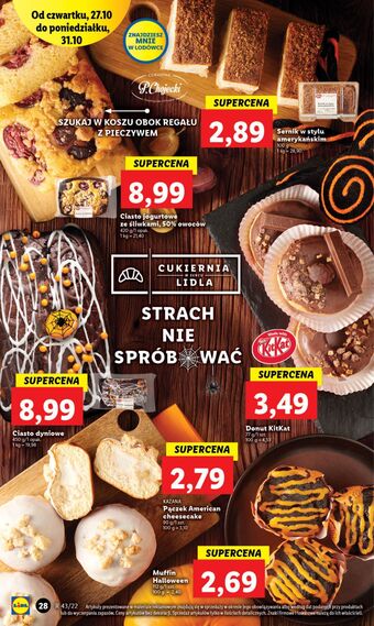 Lidl Sernik w stylu amerykańskim chojecki oferta