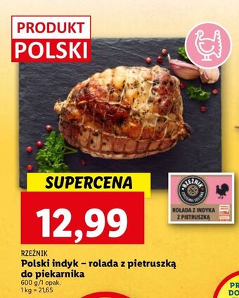 Lidl Rolada z indyka pietruszką rzeźnik codzienna dostawa oferta