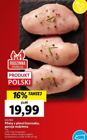 Lidl Filet z piersi kurczaka rzeźnik codzienna dostawa oferta