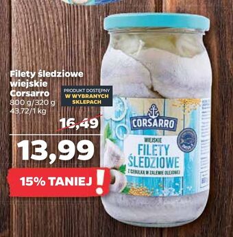 Netto Filety śledziowe wiejskie corsarro oferta