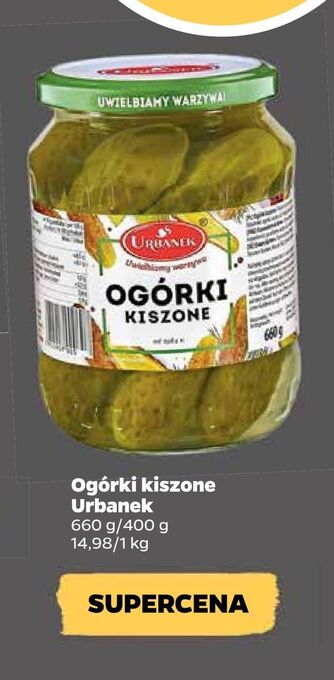Netto Ogórki kiszone urbanek oferta