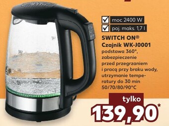 Kaufland Czajnik elektryczny switch on oferta