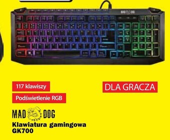Media Expert Klawiatura dla graczy mad dog oferta