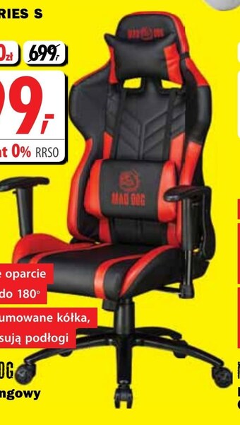 Media Expert Fotel gamingowy mad dog oferta
