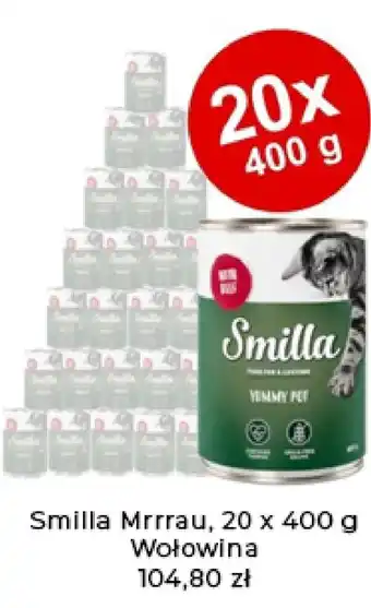 Zooplus smilla mrrrau 20x400g wołowina oferta