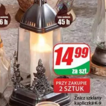 Dino Znicz szklany kapliczka oferta