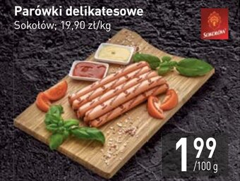 Stokrotka Sokołów parówki delikatesowe 100g oferta