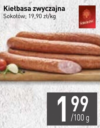 Stokrotka Sokołów kiełbasa zwyczajna 100g oferta