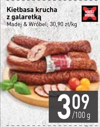 Stokrotka Madej&Wróbel kiełbasa krucha z galaretką 100g oferta