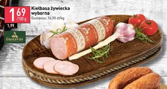 Stokrotka Gustavus kiełbasa żywiecka wyborna 100g oferta