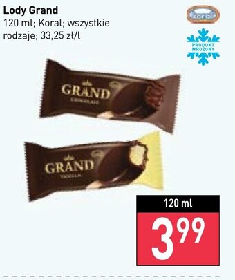 Stokrotka koral lody grand 120ml oferta