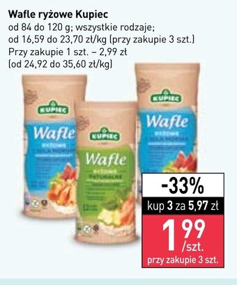 Stokrotka kupiec wafle ryżowe 84-120g oferta
