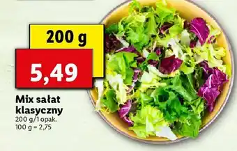 Lidl Mix sałat klasyczny 1 SZT 200 G oferta
