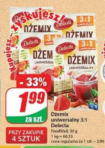 Kaufland Dżemix uniwersalny 3:1 1 SZT 30 G oferta