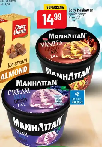 Lidl Lody cream &amp; blueberry 1 SZT 1.4 L oferta