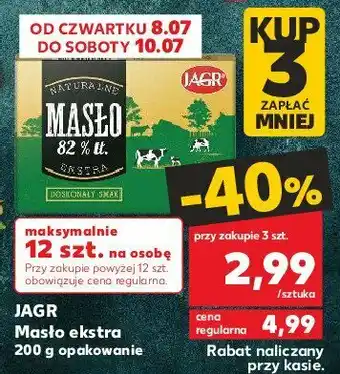 Kaufland Masło extra 82 % 1 SZT 200 G oferta