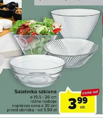Salaterka szklana 25.5 cm 1 SZT