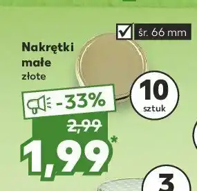 Kaufland Nakrętki do słoików 66 mm 1 OPAK 10 SZT oferta