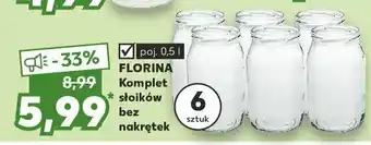 Kaufland Słoiki 500 ml 1 OPAK 6 SZT oferta