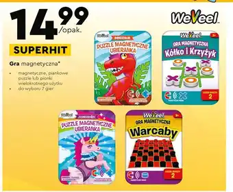 Biedronka Puzzle magnetyczne ubieranka dinozaur 1 SZT oferta