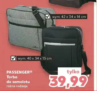 Kaufland Torba do samolotu 42 x 34 x 14 cm 1 SZT oferta