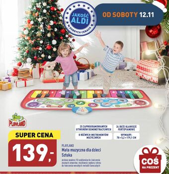 ALDI Mata muzyczna 78 x 52. 179.1 cm playland oferta