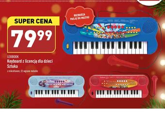 ALDI Keyboard z mikrofonem psi patrol lexibook oferta