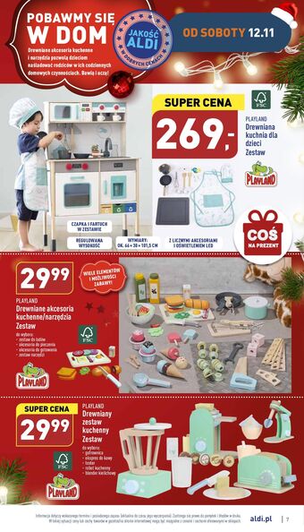 ALDI Kuchnia drewniana playland oferta