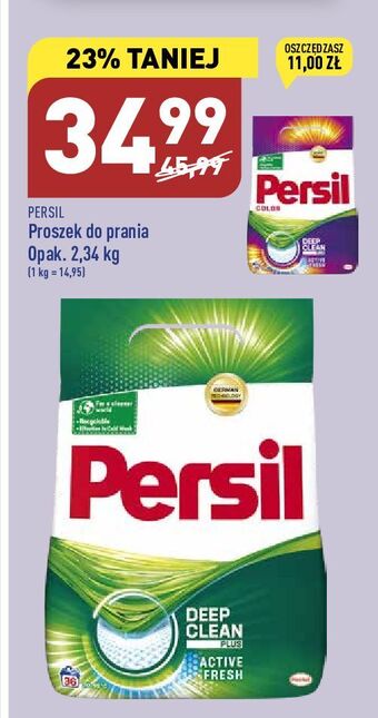 ALDI Proszek do prania deep clean persil color oferta