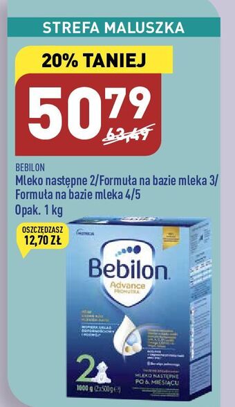 ALDI Mleko 3 bebilon advance pronutra oferta