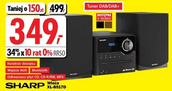 Media Expert Wieża audio sharp oferta