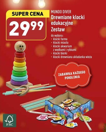 ALDI Klocki mundo diver oferta