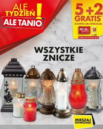 Biedronka Wszystkie znicze oferta
