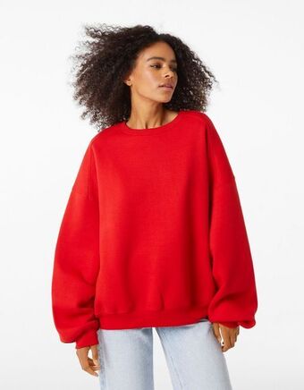 Bershka Bluza oversize z okrągłym dekoltem oferta