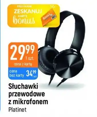 E.Leclerc Słuchawki z mikrofonem platinet oferta