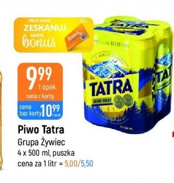 E.Leclerc Piwo tatra jasne pełne oferta