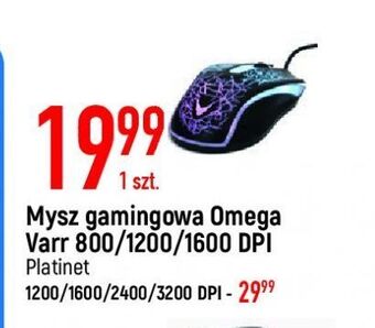 E.Leclerc Mysz gamingowa varr 1600 dpi omega oferta