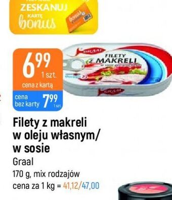 E.Leclerc Filety z makreli w oleju graal oferta