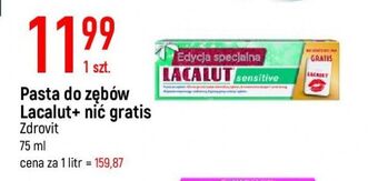 E.Leclerc Pasta do zębów lacalut sensitive oferta