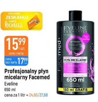 E.Leclerc Płyn micelarny profesjonalny 3w1 eveline facemed+ oferta