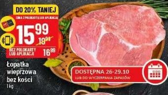 Polomarket Łopatka wieprzowa bez kości 1 kg oferta