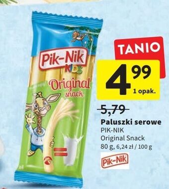 Intermarche Paluszki serowe original pik-nik kids oferta