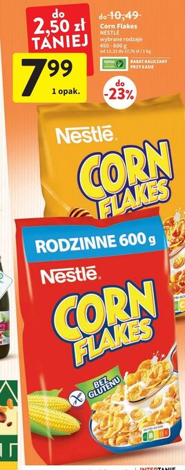Intermarche Płatki śniadaniowe corn flakes (nestle) oferta