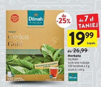 Intermarche Herbata dilmah ceylon gold oferta