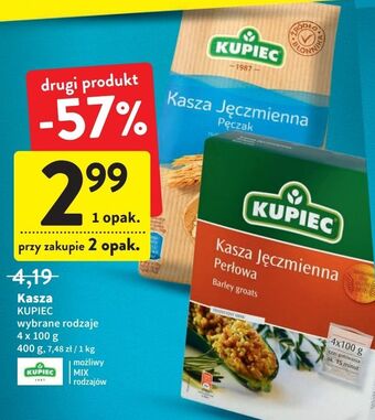 Intermarche Kasza jęczmienna pęczak kupiec oferta