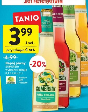 Intermarche Piwo somersby mango & lime oferta