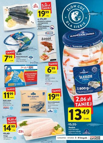 Intermarche Filety śledziowe po kartusku herring oferta